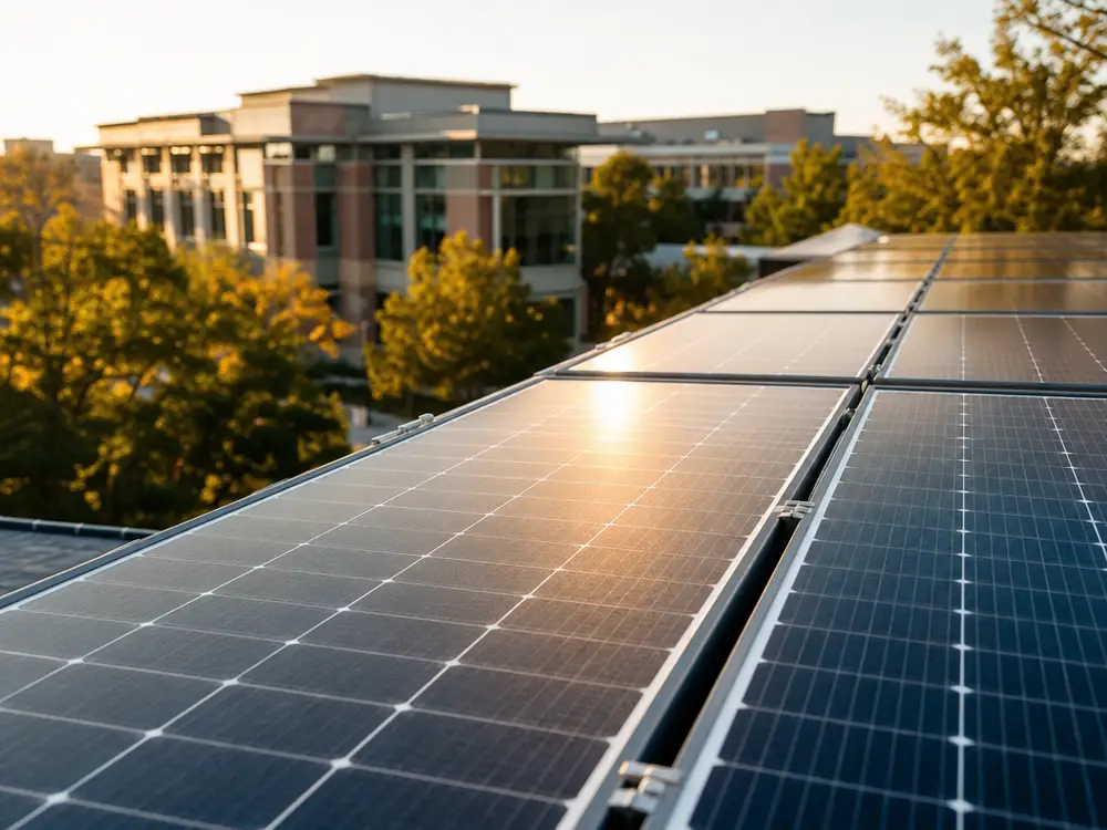 Northgate Solar — Detalhe dos painéis fotovoltaicos